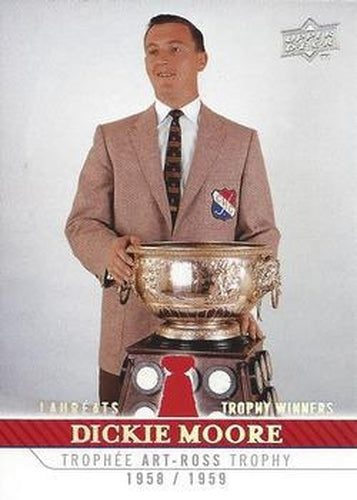 #265 Dickie Moore - Montreal Canadiens - 2008-09 Upper Deck Montreal Canadiens Centennial Hockey