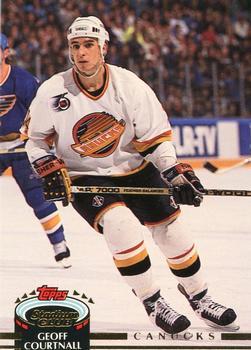 #265 Geoff Courtnall - Vancouver Canucks - 1992-93 Stadium Club Hockey