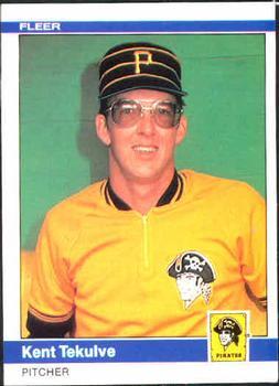 #265 Kent Tekulve - Pittsburgh Pirates - 1984 Fleer Baseball
