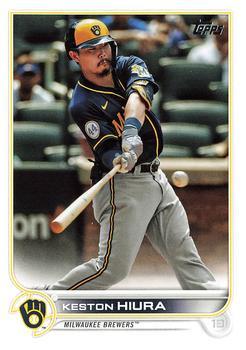 #265 Keston Hiura - Milwaukee Brewers - 2022 Topps Baseball