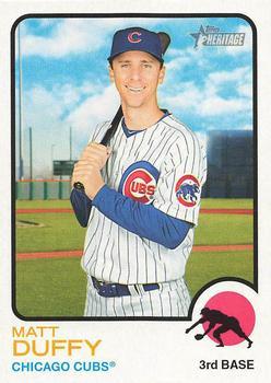 #265 Matt Duffy - Chicago Cubs - 2022 Topps Heritage Baseball