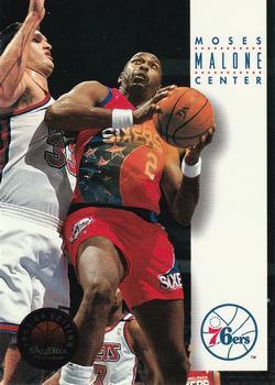 #265 Moses Malone - Philadelphia 76ers - 1993-94 SkyBox Premium Basketball