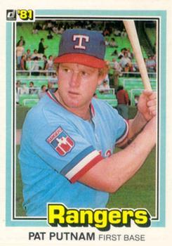 #265 Pat Putnam - Texas Rangers - 1981 Donruss Baseball