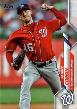 #265 Patrick Corbin - Washington Nationals - 2020 Topps Baseball
