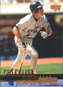 #265 Wade Boggs - Tampa Bay Devil Rays - 2000 Upper Deck Baseball
