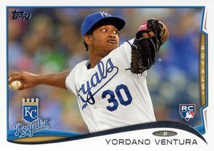 #265 Yordano Ventura - Kansas City Royals - 2014 Topps Baseball