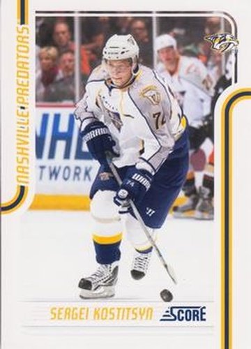 #265 Sergei Kostitsyn - Nashville Predators - 2011-12 Score Hockey