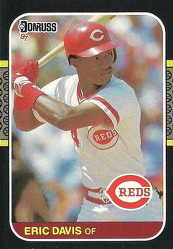 #265 Eric Davis - Cincinnati Reds - 1987 Donruss Baseball