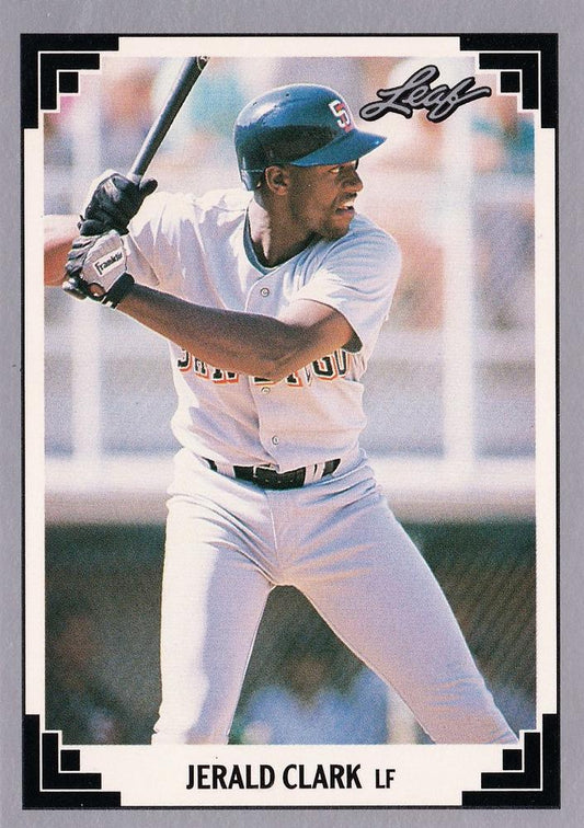 #265 Jerald Clark - San Diego Padres - 1991 Leaf Baseball