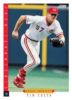 #265 Tim Costo - Cincinnati Reds - 1993 Score Baseball