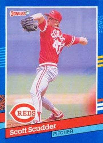 #265 Scott Scudder - Cincinnati Reds - 1991 Donruss Baseball