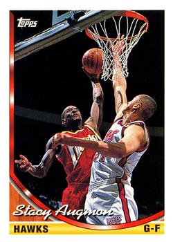 #265 Stacey Augmon - Atlanta Hawks - 1993-94 Topps Basketball