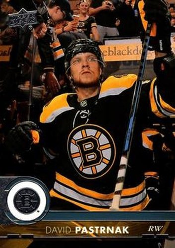 #265 David Pastrnak - Boston Bruins - 2017-18 Upper Deck Hockey