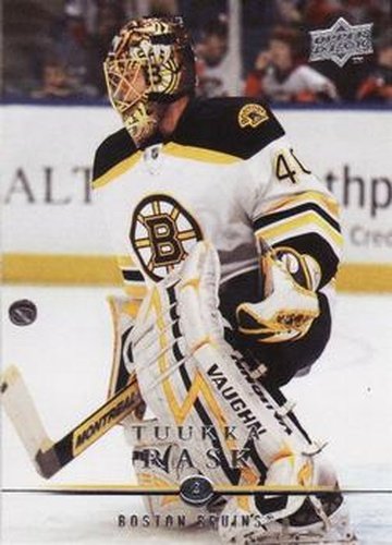 #265 Tuukka Rask - Boston Bruins - 2008-09 Upper Deck Hockey