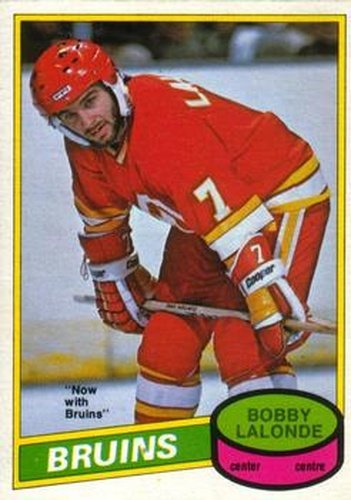 #265 Bobby Lalonde - Boston Bruins - 1980-81 O-Pee-Chee Hockey