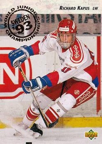 #265 Richard Kapus - Czechoslovakia - 1993-94 Upper Deck Hockey