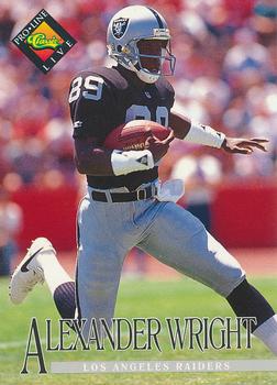 #265 Alexander Wright - Los Angeles Raiders - 1994 Pro Line Live Football