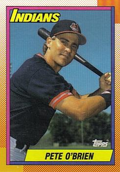 #265 Pete O'Brien - Cleveland Indians - 1990 Topps Baseball