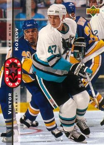 #265 Viktor Kozlov - San Jose Sharks - 1994-95 Upper Deck Hockey