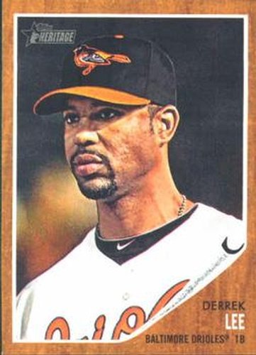 #265 Derrek Lee - Baltimore Orioles - 2011 Topps Heritage Baseball
