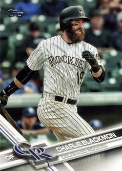 #265a Charlie Blackmon - Colorado Rockies - 2017 Topps Baseball