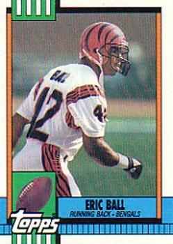 #266 Eric Ball - Cincinnati Bengals - 1990 Topps Football