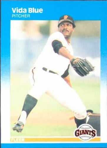 #266 Vida Blue - San Francisco Giants - 1987 Fleer Baseball
