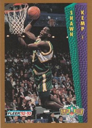 #266 Shawn Kemp - Seattle SuperSonics - 1992-93 Fleer Basketball