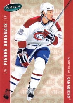 #266 Pierre Dagenais - Montreal Canadiens - 2005-06 Parkhurst Hockey