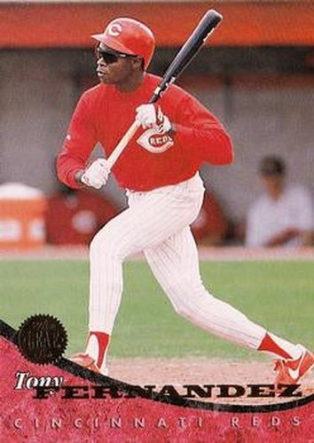 #266 Tony Fernandez - Cincinnati Reds - 1994 Leaf Baseball