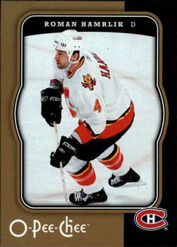 #266 Roman Hamrlik - Montreal Canadiens - 2007-08 O-Pee-Chee Hockey