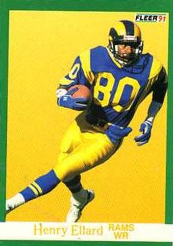 #266 Henry Ellard - Los Angeles Rams - 1991 Fleer Football