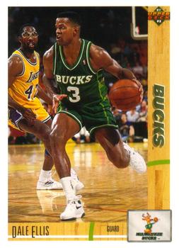 #266 Dale Ellis - Milwaukee Bucks - 1991-92 Upper Deck Basketball