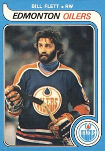 #266 Bill Flett - Edmonton Oilers - 1979-80 O-Pee-Chee Hockey