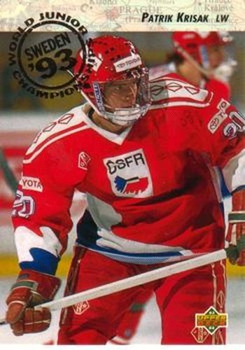 #266 Patrik Krisak - Czechoslovakia - 1993-94 Upper Deck Hockey