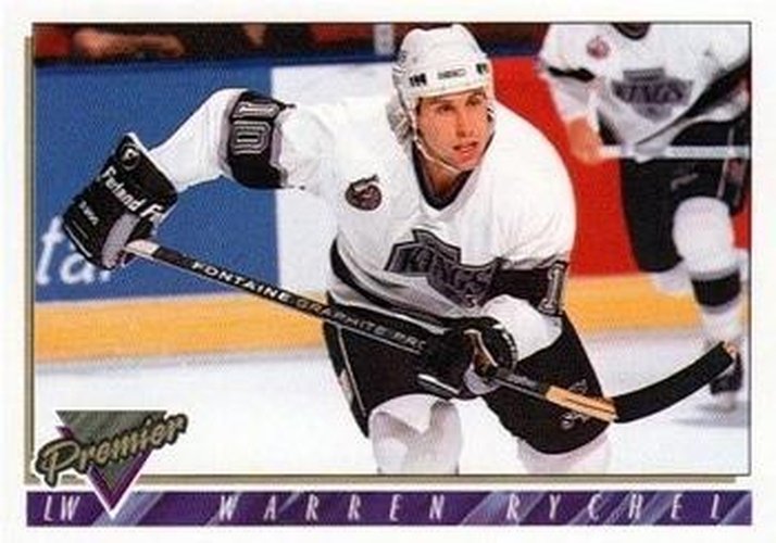 #266 Warren Rychel - Los Angeles Kings - 1993-94 Topps Premier Hockey