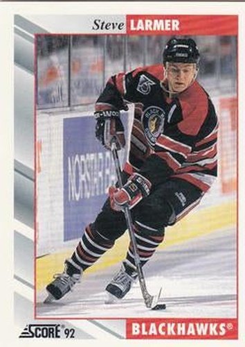 #266 Steve Larmer - Chicago Blackhawks - 1992-93 Score USA Hockey