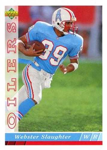 #266 Webster Slaughter - Houston Oilers - 1993 Upper Deck Football