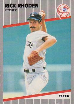 #266 Rick Rhoden - New York Yankees - 1989 Fleer Baseball