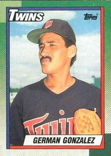 #266 German Gonzalez - Minnesota Twins - 1990 O-Pee-Chee Baseball
