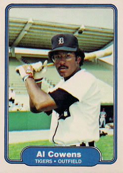 #266 Al Cowens - Detroit Tigers - 1982 Fleer Baseball