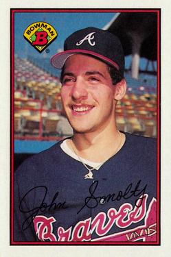 #266 John Smoltz - Atlanta Braves - 1989 Bowman Baseball