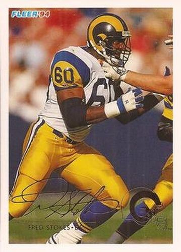 #266 Fred Stokes - Los Angeles Rams - 1994 Fleer Football