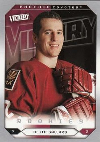 #266 Keith Ballard - Phoenix Coyotes - 2005-06 Upper Deck Victory Hockey