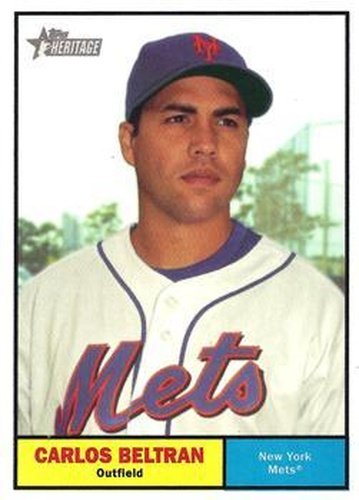 #266 Carlos Beltran - New York Mets - 2010 Topps Heritage Baseball