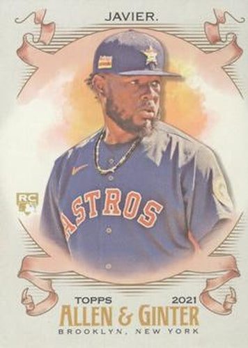 #266 Cristian Javier - Houston Astros - 2021 Topps Allen & Ginter Baseball