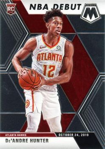 #266 De'Andre Hunter - Atlanta Hawks - 2019-20 Panini Mosaic Basketball