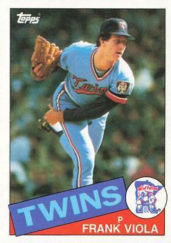#266 Frank Viola - Minnesota Twins - 1985 Topps Baseball