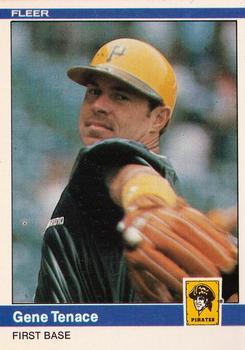 #266 Gene Tenace - Pittsburgh Pirates - 1984 Fleer Baseball