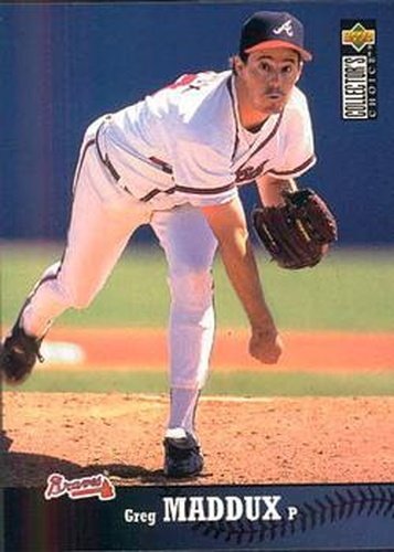 #266 Greg Maddux - Atlanta Braves - 1997 Collector's Choice Baseball